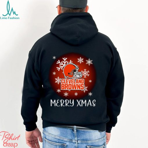 Cleveland Browns Christmas Merry Christmas Football Unisex T shirt