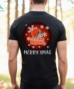 Cleveland Browns Christmas Merry Christmas Football Unisex T shirt
