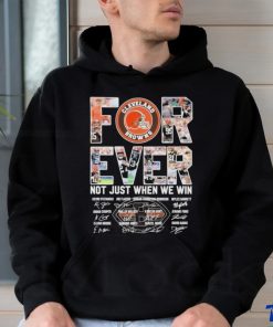 Cleveland Browns Forever Not Just When We Win Team Name Player Signature Shirt