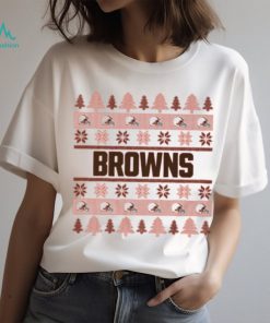 Cleveland Browns Holiday Christmas Tree T Shirt