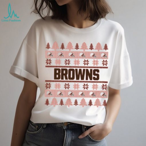 Cleveland Browns Holiday Christmas Tree T Shirt