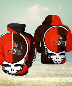 Cleveland Browns NFL Grateful Dead 3D Printed Hoodie