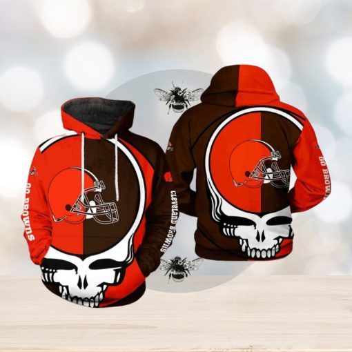 Cleveland Browns NFL Grateful Dead 3D Printed Hoodie