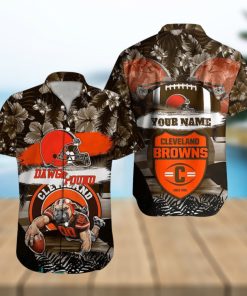 Cleveland Browns NFL Hawaiian shirt Custom Name Summer Gift