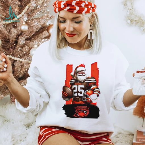 Cleveland Browns NFL Santa Claus Christmas shirt