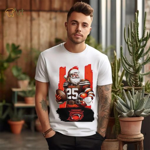 Cleveland Browns NFL Santa Claus Christmas shirt