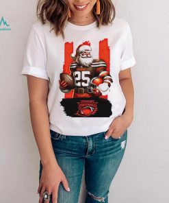 Cleveland Browns NFL Santa Claus Christmas shirt