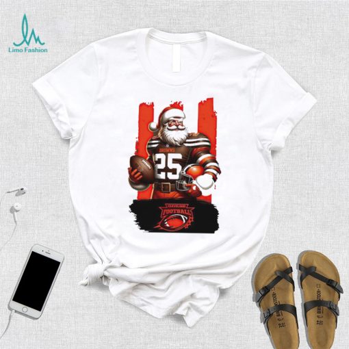 Cleveland Browns NFL Santa Claus Christmas shirt