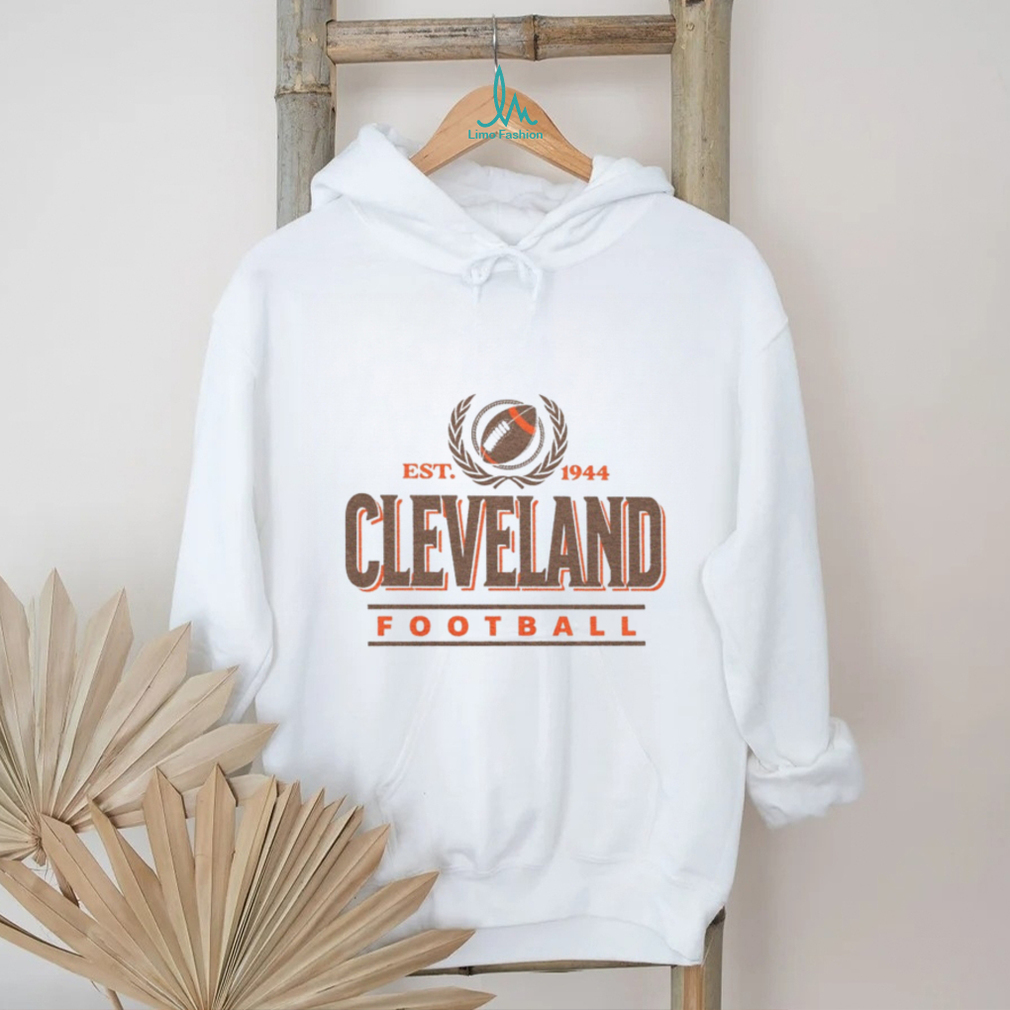 Cleveland Football Vintage Crest Crewneck shirt Cleveland Football Vintage Crest Crewneck shirt