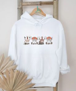Cleveland Highland Cow Football Crewneck shirt