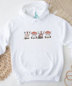 Cleveland Highland Cow Football Crewneck shirt