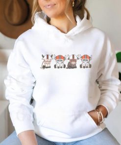 Cleveland Highland Cow Football Crewneck shirt