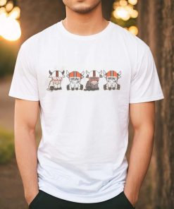 Cleveland Highland Cow Football Crewneck shirt