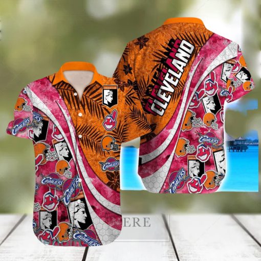 Cleveland Sport Teams Beach Lover Gift Aloha Hawaiian Shirt For Men And Women