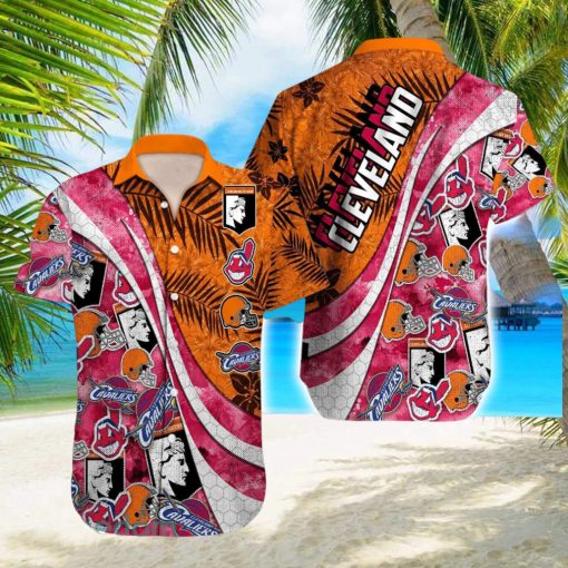 Cleveland Sport Teams Beach Lover Gift Aloha Hawaiian Shirt For Men And Women