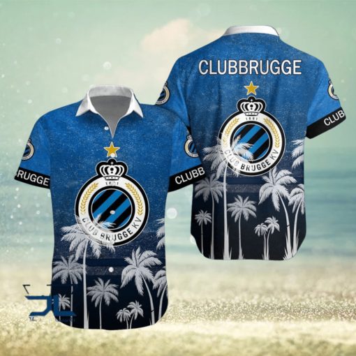 Club Brugge KV Palm Tree Hawaiian Shirt