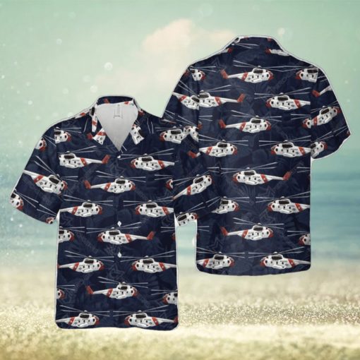 Coast Guard Sikorsky S 61R Hawaiian Shirt