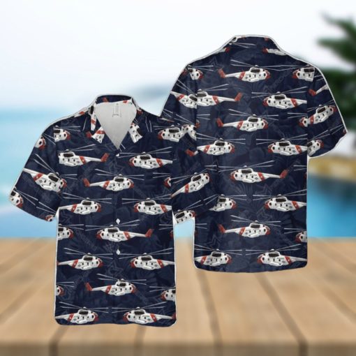 Coast Guard Sikorsky S 61R Hawaiian Shirt