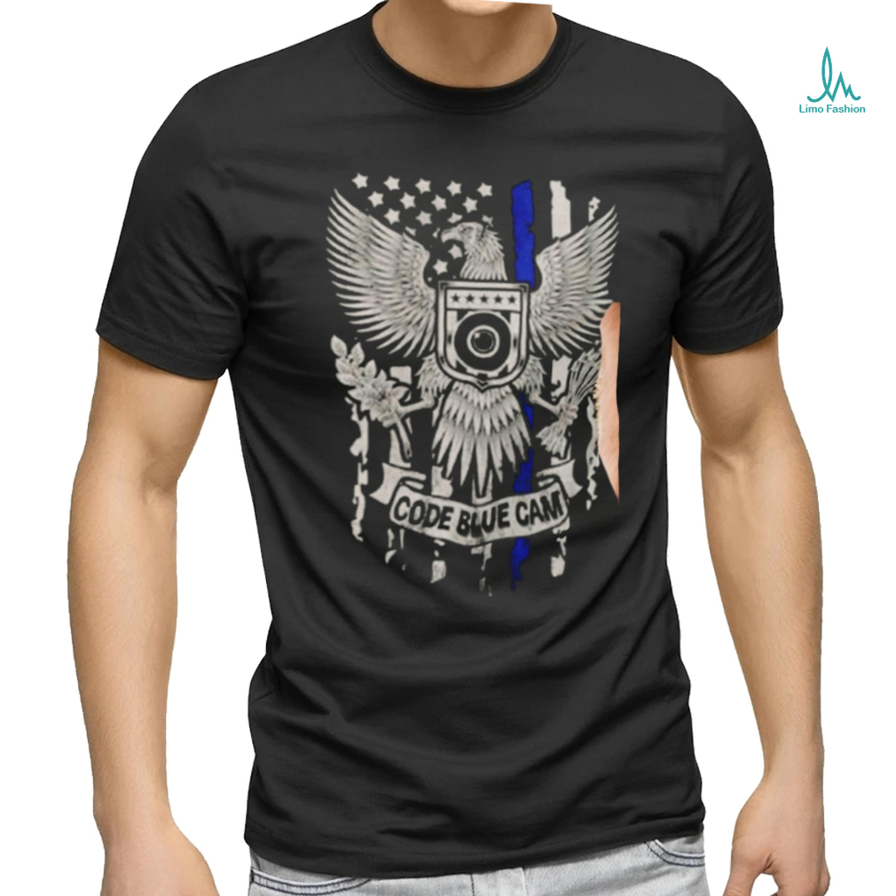 Code Blue Cam Eagle Usa Flag Shirt Code Blue Cam Eagle Usa Flag Shirt