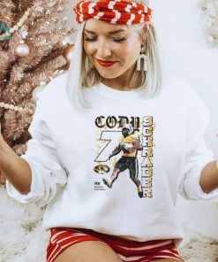 Cody Schrader Mizzou football caricature shirt