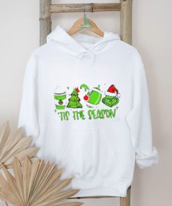 Coffee Christmas football Grinch tis the season shirt