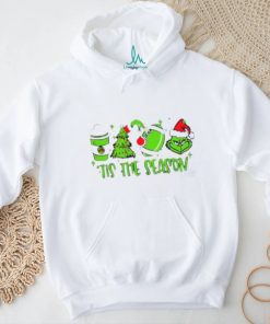 Coffee Christmas football Grinch tis the season shirt