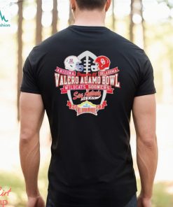 College Football Bowl Games Arizona Wildcats vs Oklahoma Sooners 2023 Valero Alamo Bowl Matchup Helmet Shirt