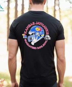 College Football Bowl Games Duel Helmet Kansas Jayhawks 2023 Guaranteed Rate Bowl T Shirt