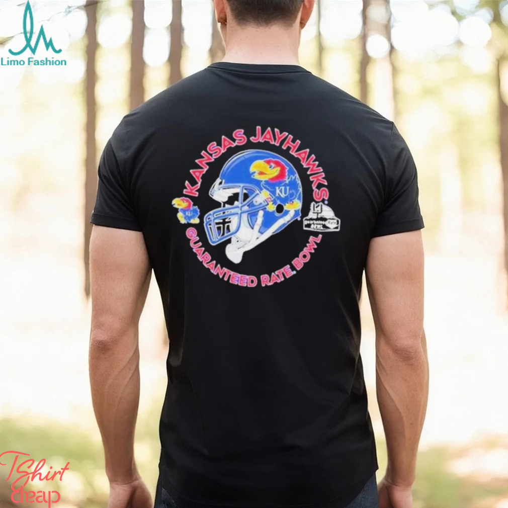 College Football Bowl Games Duel Helmet Kansas Jayhawks 2023 Guaranteed Rate Bowl T Shirt College Football Bowl Games Duel Helmet Kansas Jayhawks 2023 Guaranteed Rate Bowl T Shirt