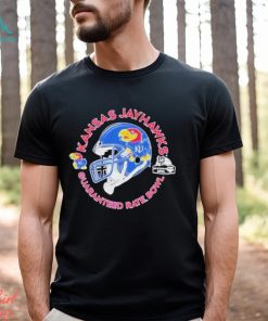College Football Bowl Games Duel Helmet Kansas Jayhawks 2023 Guaranteed Rate Bowl T Shirt