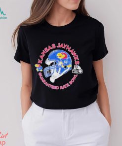 College Football Bowl Games Duel Helmet Kansas Jayhawks 2023 Guaranteed Rate Bowl T Shirt