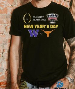 College Football Bowls Games Playoff Semifinal Allstate Sugar Bowl New Year’s Day Logo Washington Huskies Vs Texas Longhorns T shirt, hoodie, sweater, long sleeve and tank top College Football Bowls Games Playoff Semifinal Allstate Sugar Bowl New Year’s Day Logo Washington Huskies Vs Texas Longhorns T shirt