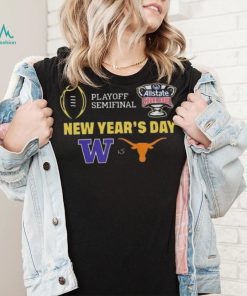 College Football Bowls Games Playoff Semifinal Allstate Sugar Bowl New Year’s Day Logo Washington Huskies Vs Texas Longhorns T shirt, hoodie, sweater, long sleeve and tank top College Football Bowls Games Playoff Semifinal Allstate Sugar Bowl New Year’s Day Logo Washington Huskies Vs Texas Longhorns T shirt