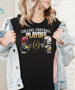 College Football Playoff 2024 4 Team Dueling Helmet Shirt, hoodie, sweater, long sleeve and tank top College Football Playoff 2024 4 Team Dueling Helmet Shirt