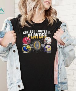 College Football Playoff 2024 4 team helmet shirt