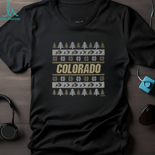 Colorado Buffaloes Holiday Christmas Tree T Shirt