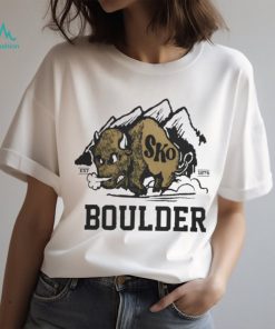 Colorado Buffaloes football Sko Boulder est 1876 graphic design shirt