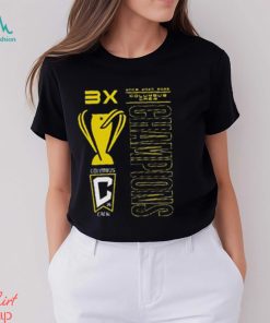 Columbus Crew Three Time MLS Cup Champions Trophy Case Essentials T Shirt