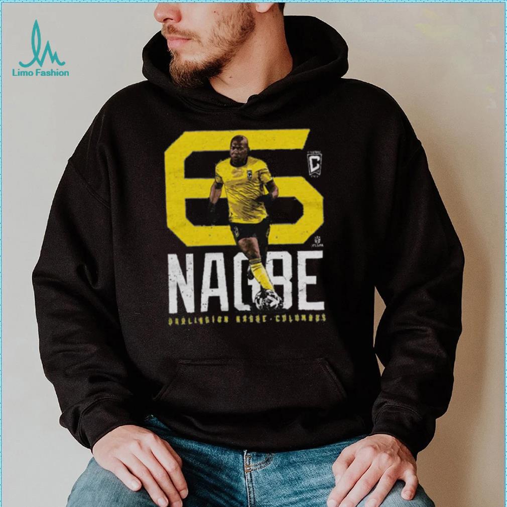 Columbus Darlington Nagbe #6 Black T Shirt Columbus Darlington Nagbe #6 Black T Shirt