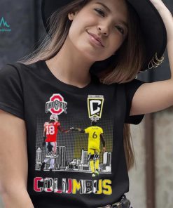 Columbus Sports Teams Marvin Harrison Jr And Darlington Nagbe Signatures Shirt