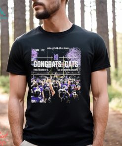 Congrats Cats Win Northwestern Football Champions 2023 Las Vegas Bowl shirt
