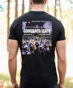 Congrats Cats Win Northwestern Football Champions 2023 Las Vegas Bowl shirt
