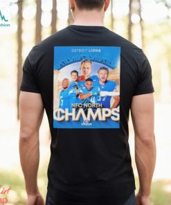 Congrats Detroit Lions Are NFC North Champions NFL Playoffs The First Division Title Since 1993 Poster T Shirt