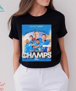 Congrats Detroit Lions Are NFC North Champions NFL Playoffs The First Division Title Since 1993 Poster T Shirt