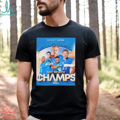 Congrats Detroit Lions Are NFC North Champions NFL Playoffs The First Division Title Since 1993 Poster T Shirt