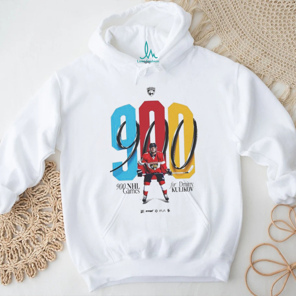 Congrats Florida Panthers Player Dmitry Kulikov With 900 NHL Games Shirt Congrats Florida Panthers Player Dmitry Kulikov With 900 NHL Games Shirt