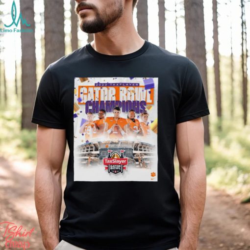 Congratulations Clemson Football 2023 TaxSlayer Gator Bowl Champions Shirt