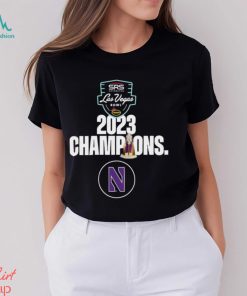 Congratulations Northwestern Football 2023 SRS Distribution Las Vegas Bowl Champions Trophy Shirt, hoodie, sweater, long sleeve and tank top Congratulations Northwestern Football 2023 SRS Distribution Las Vegas Bowl Champions Trophy Shirt