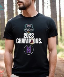 Congratulations Northwestern Football 2023 SRS Distribution Las Vegas Bowl Champions Trophy Shirt, hoodie, sweater, long sleeve and tank top Congratulations Northwestern Football 2023 SRS Distribution Las Vegas Bowl Champions Trophy Shirt