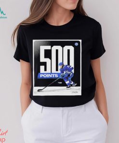 Congratulations Pointer Tampa Bay Lightning Player Brayden Point 500 NHL Points In Career Shirt